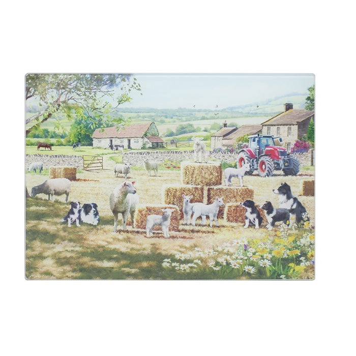 Lesser & Pavey Collie & Sheep Cutting Board product image