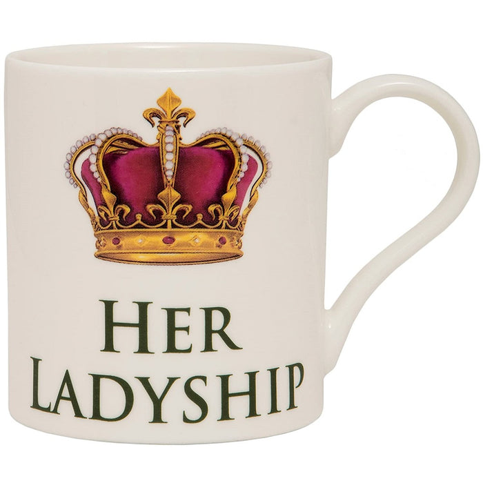 Lesser & Pavey Her Ladyship Fine China Mug, White product image
