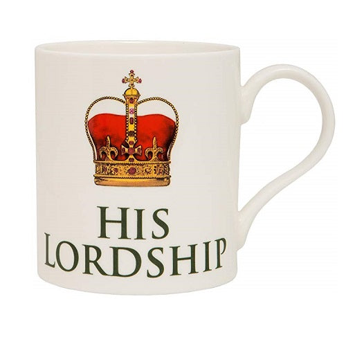 Lesser & Pavey His Lordship Fine China Mug, White product image