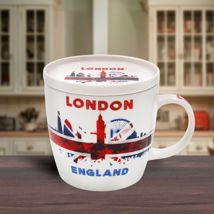 Lesser & Pavey London Skyline Mug & Coaster