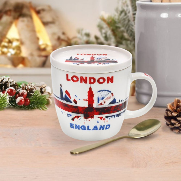 Lesser & Pavey London Skyline Mug & Coaster