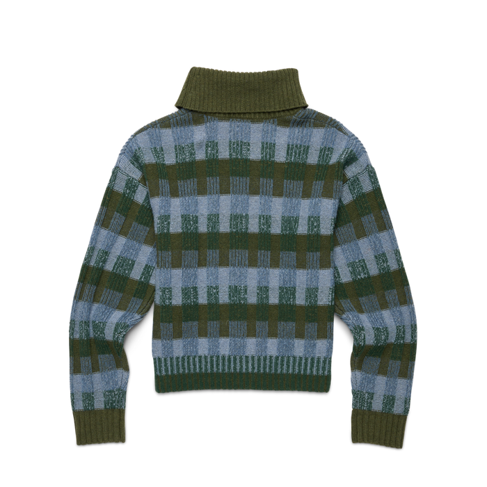 Libre Boxy Sweater - Women's, Fatigue Stripes, Model Caitlyn