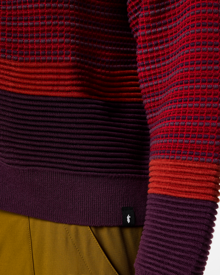 Libre Cardigan - Women's, Crimson/Acai, Model Lola