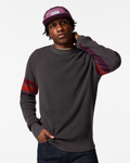Libre Waffle Crew Sweater - Men's, Cinder, Model Anson