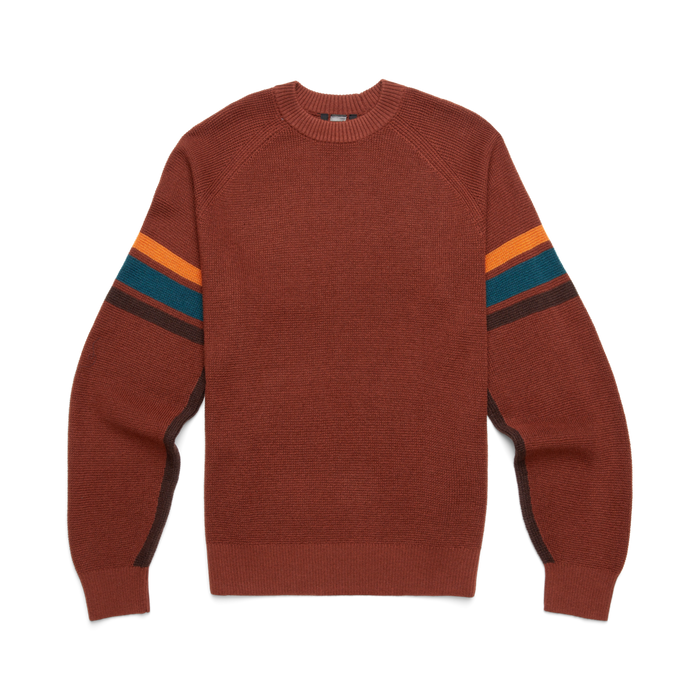 Libre Waffle Crew Sweater - Men's, Rusty