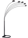 Litta Black Chrome Floor Lamp