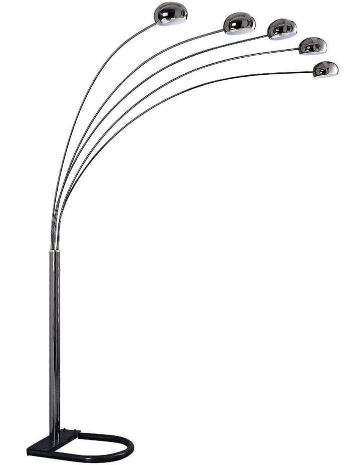 Litta Black Chrome Floor Lamp