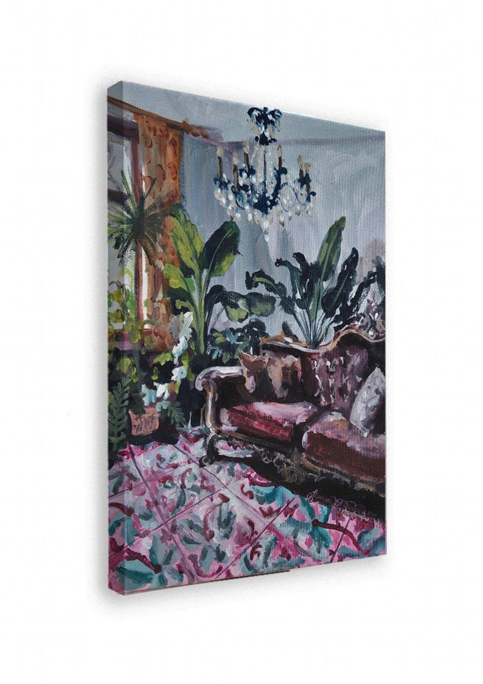 Living room with Maltese tiles - Mariam De Giorgio