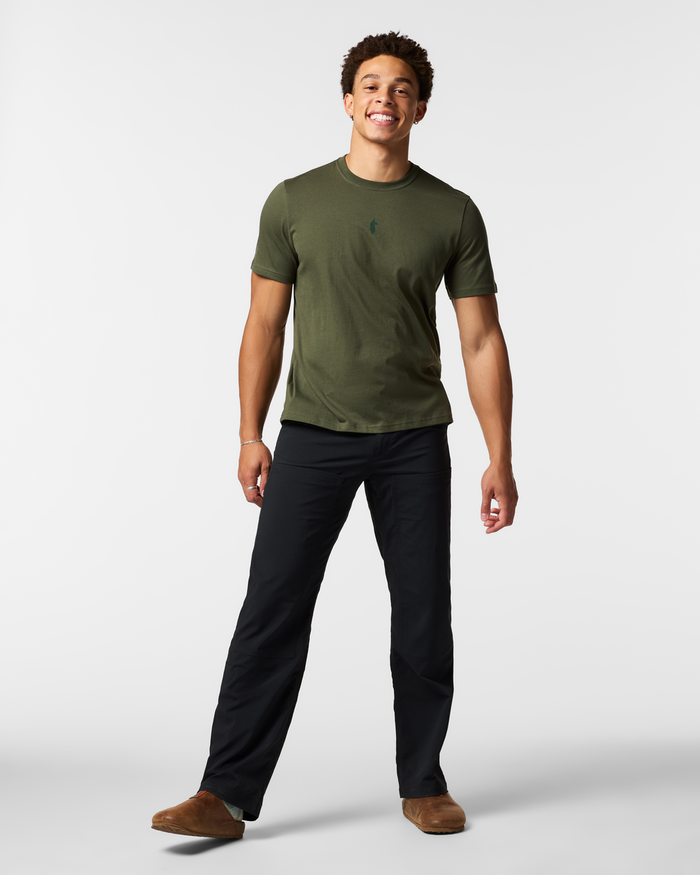 Llama Icon T-Shirt - Men's, Fatigue, Model Luke
