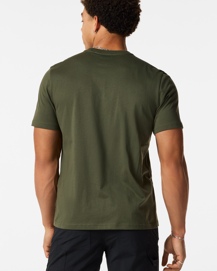 Llama Icon T-Shirt - Men's, Fatigue, Model Luke