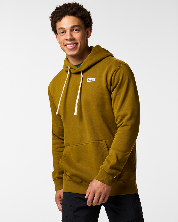 Llama Patch Pullover Hoodie - Men's, Log Cabin, Model Luke