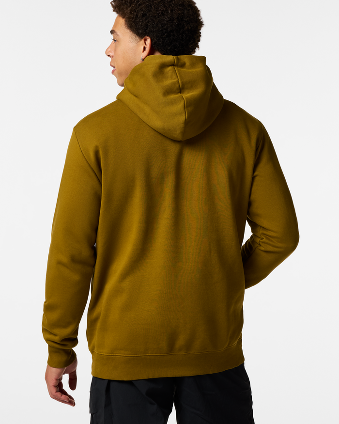 Llama Patch Pullover Hoodie - Men's, Log Cabin, Model Luke