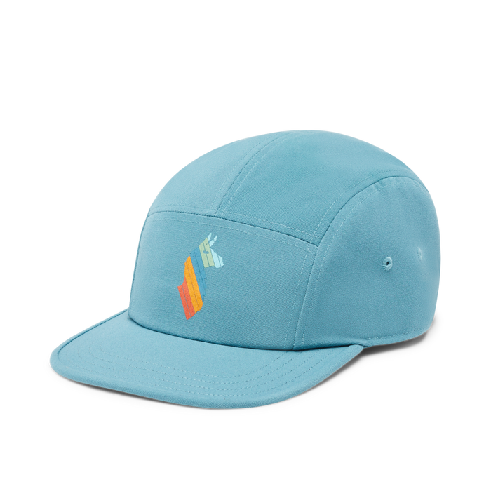 Llama Stripes 5-Panel Hat, Blue Spruce