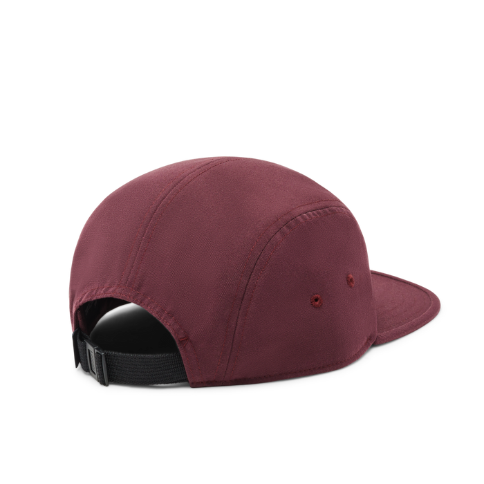 Llama Stripes 5-Panel Hat, Wine