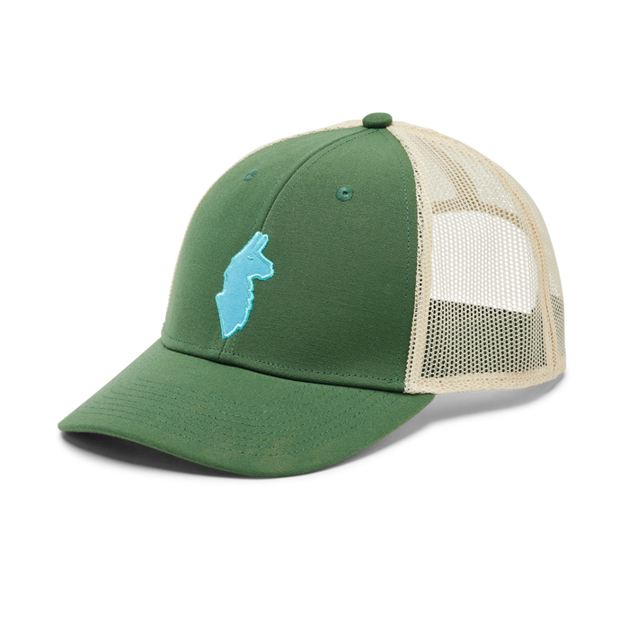 Llama Trucker Hat, Forest