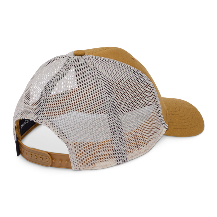 Llama Trucker Hat, Bronze, Detail
