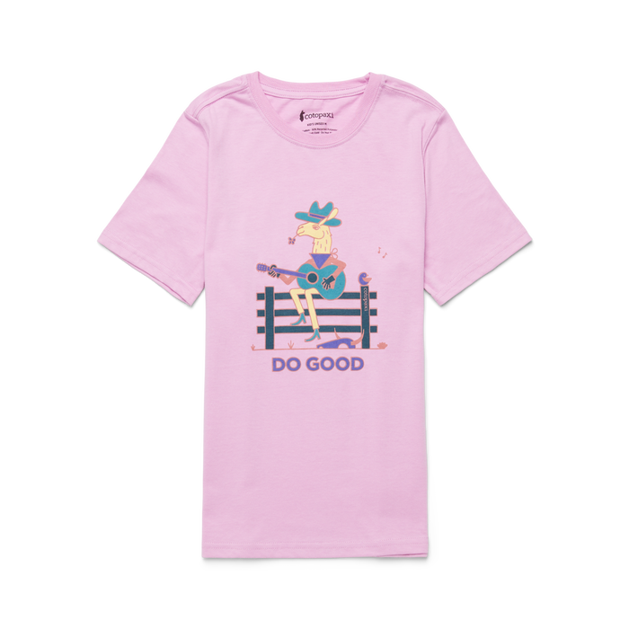Lone Llama T-Shirt - Kids', Orchid Bloom