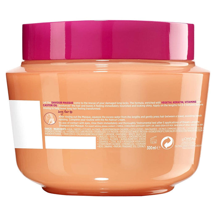 L'Oreal Elvive Dream Lengths Saviour Hair Mask For Long Damaged Hair 300ml