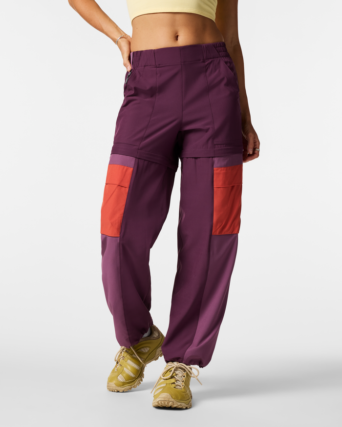 Losdos Zip-Off Pant - Women's, Acai/Mystic, Model Lola