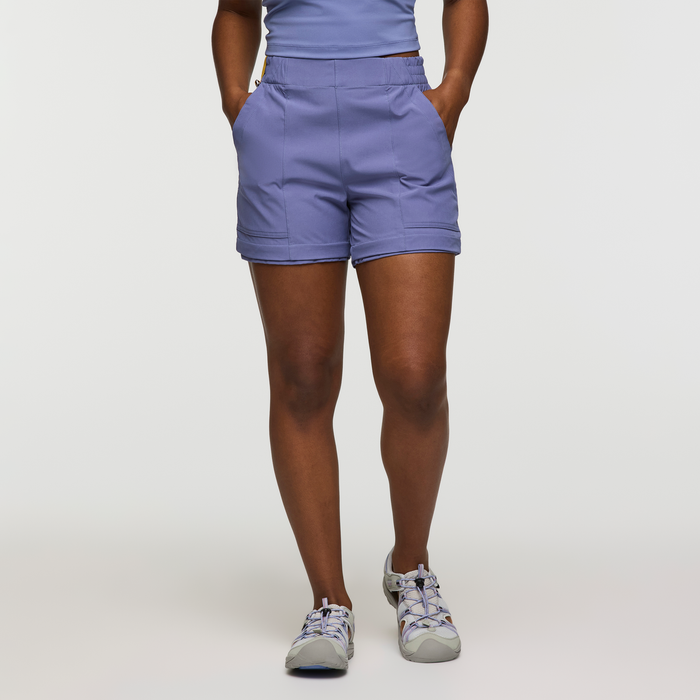 Losdos Zip-Off Pant - Women's, Blue Smoke/Dusk, Model Jade