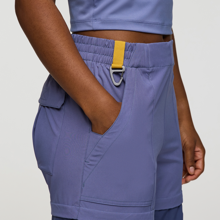 Losdos Zip-Off Pant - Women's, Blue Smoke/Dusk, Model Jade