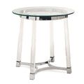 Lucinda - 24.5" End Table - Chrome