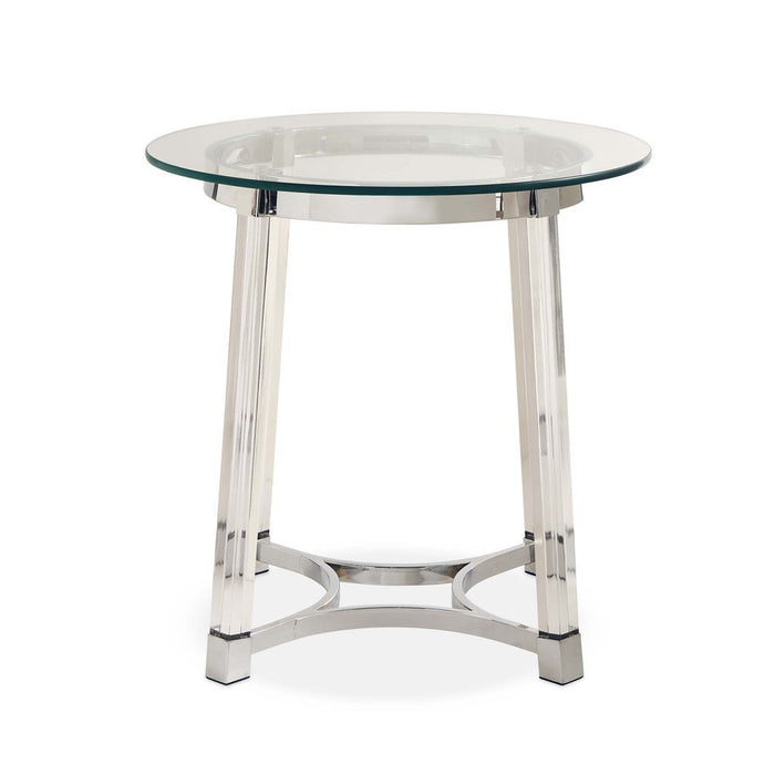 Lucinda - 24.5" End Table - Chrome