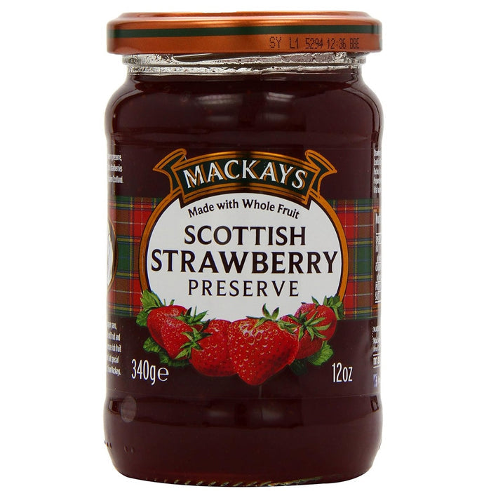 Mackays Scottish Strawberry Preserve Jam 340g