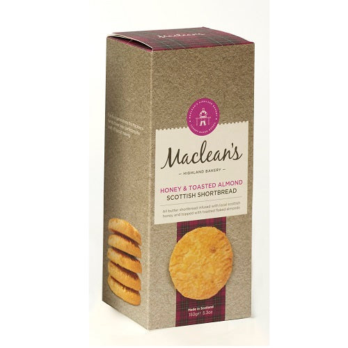 Maclean's Honey & Almond Shortbread 150g product image