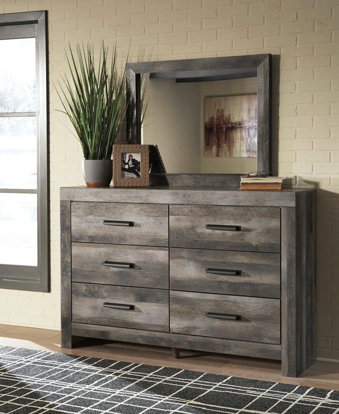 MANOR Aged 61" Wide x 70" Height Dresser & Mirror