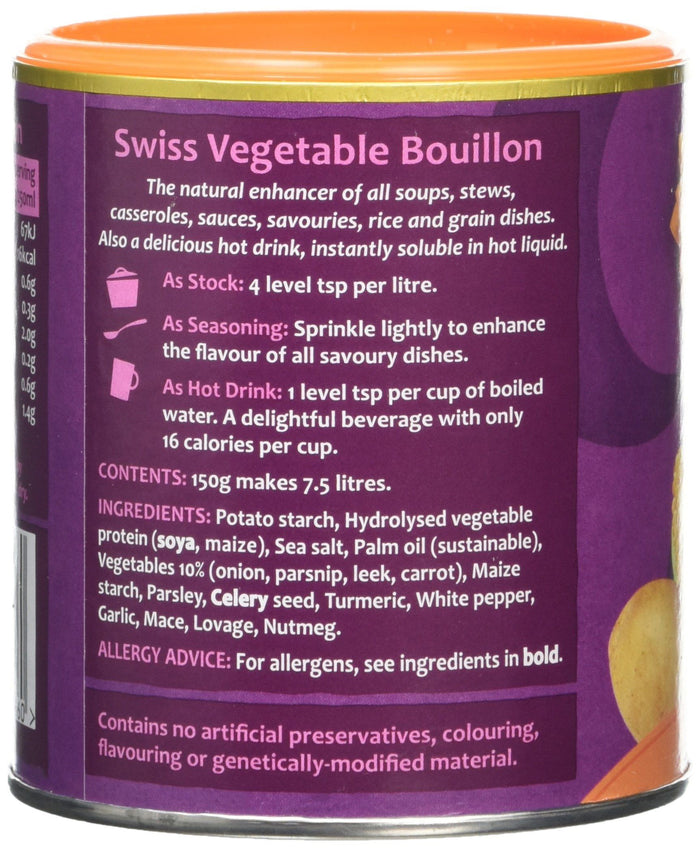 Marigold Swiss Vegetable Vegan Bouillon Powder 150g