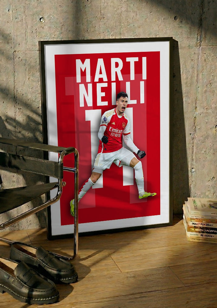 Martinelli - Arsenal Football Poster
