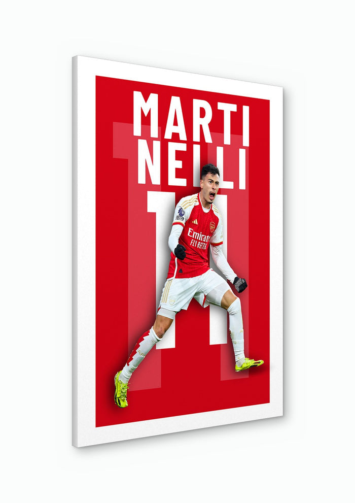 Martinelli - Arsenal Football Poster