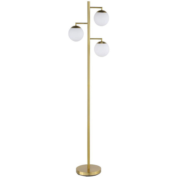 MARYAM Gold 16" x 66" Height Floor Lamp