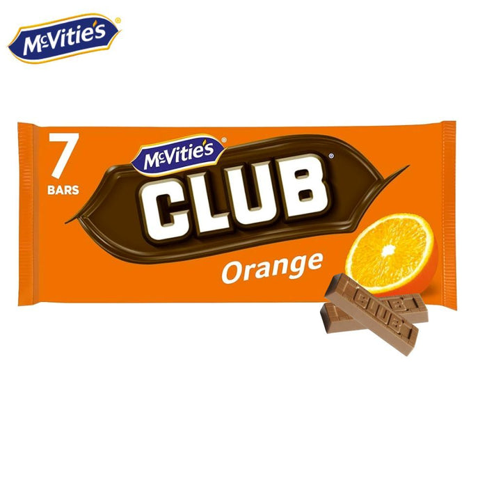 McVitie's Club Orange Biscuit 7pk 154g