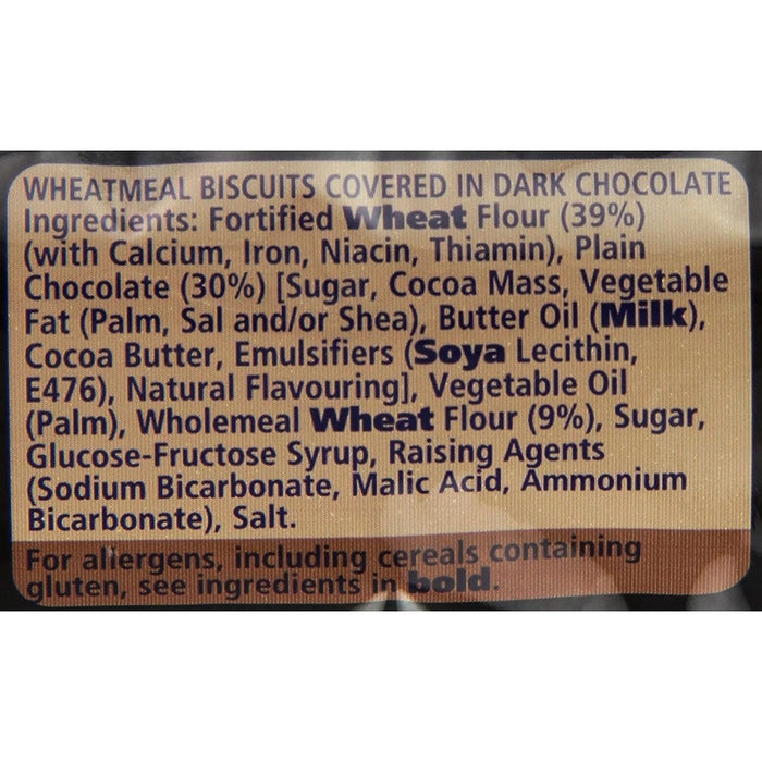 McVitie's Digestives Dark Chocolate Biscuits 433g
