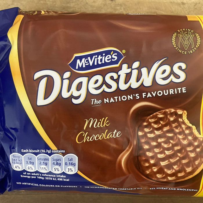 McVitie's Milk Chocolate Digestives Biscuits Twin Pack (2 x 316g) 632g