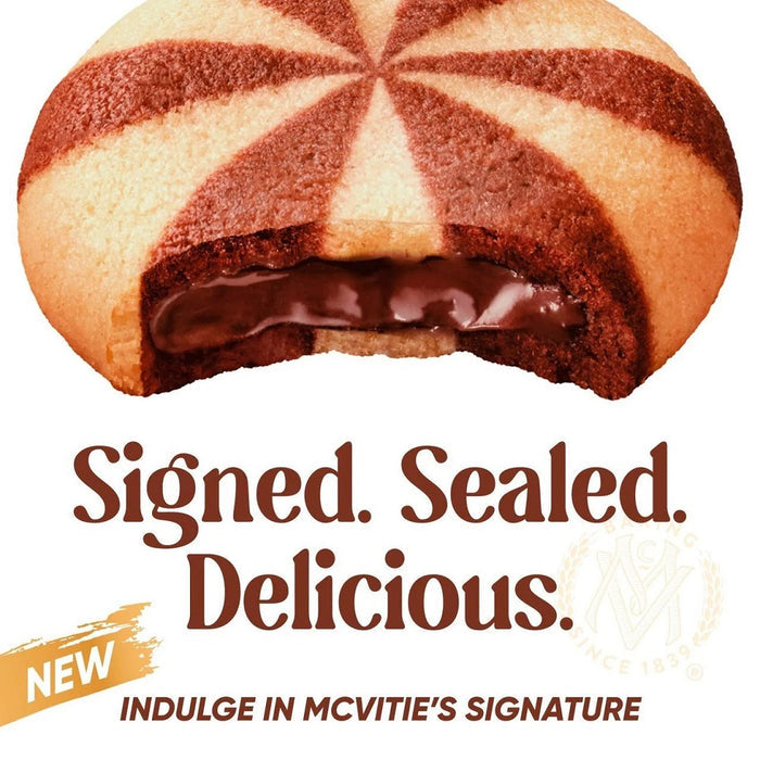 McVitie's Signature Chocolate Cream Swirls Biscuits 142g