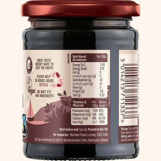 Meridian Organic & Fairtrade Molasses Pure Blackstrap - 350g