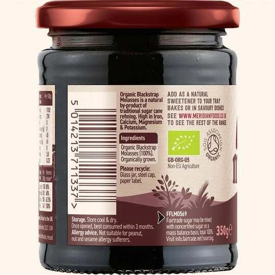 Meridian Organic & Fairtrade Molasses Pure Blackstrap - 350g