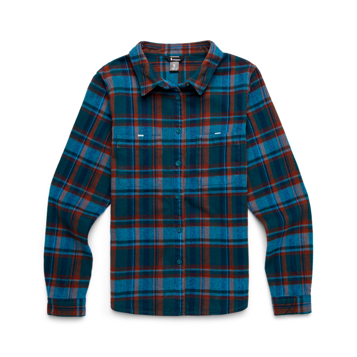 Mero Organic Flannel Shirt - Women's, Abyss Plaid
