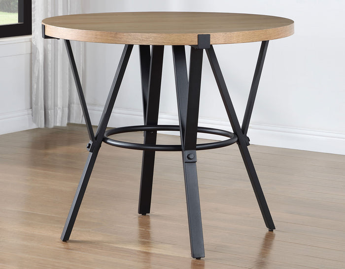 MERZI Black & Brown 3 Piece Dining Set