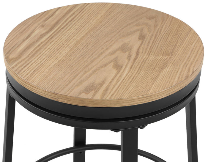 MERZI Black & Brown 3 Piece Dining Set