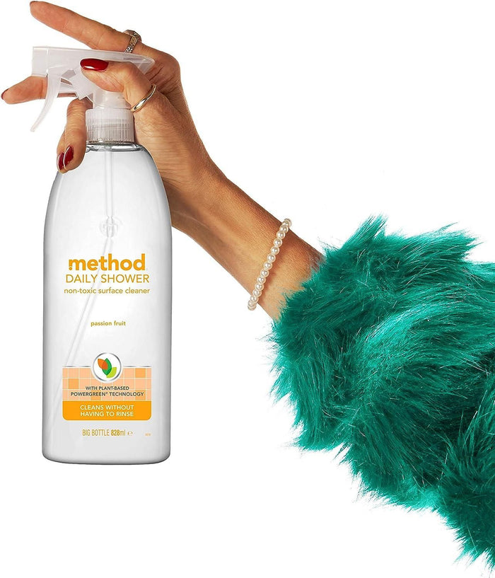 Method Passion Fruit Daily Shower Non-toxic Surface Cleaner Spray 828ml