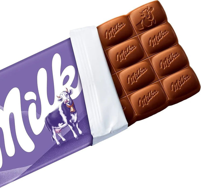 Milka Alpine Milk Chocolate Bar 90g