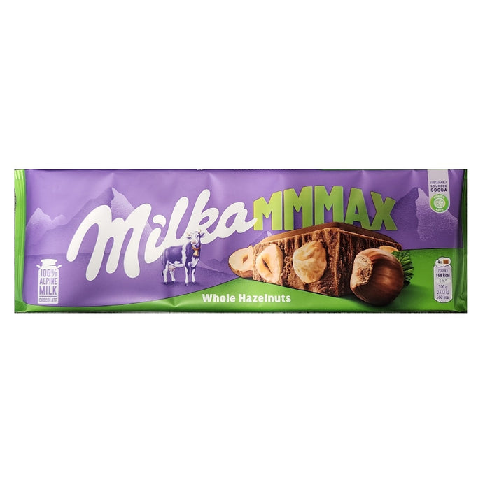 Milka Alpine Whole Hazelnuts Chocolate Bar 270g product image