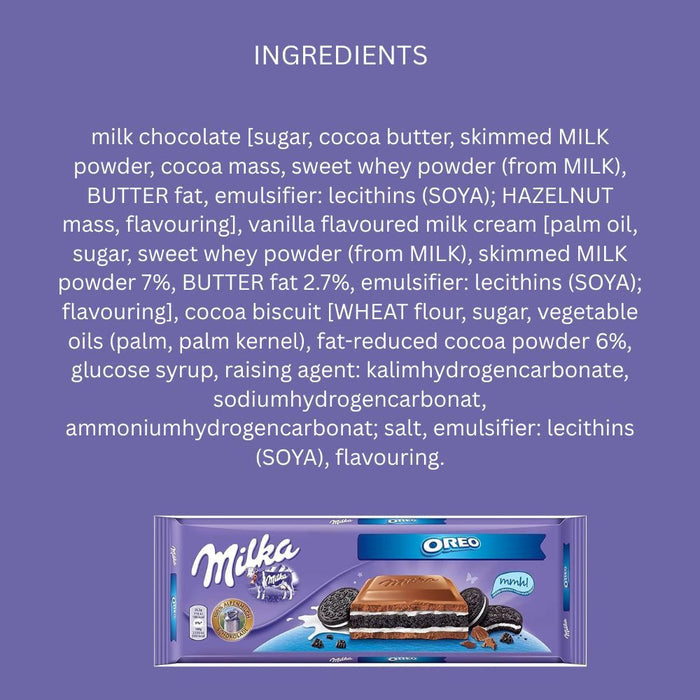 Milka Chocolate Oreo, Large Bar 300g