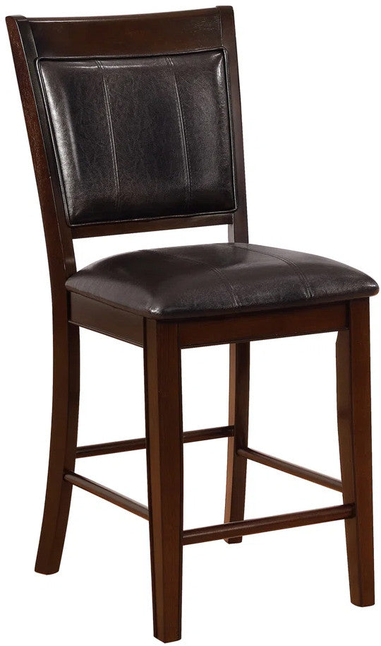 MITCHELL Dark Brown 18" Wide Counter Height Chair