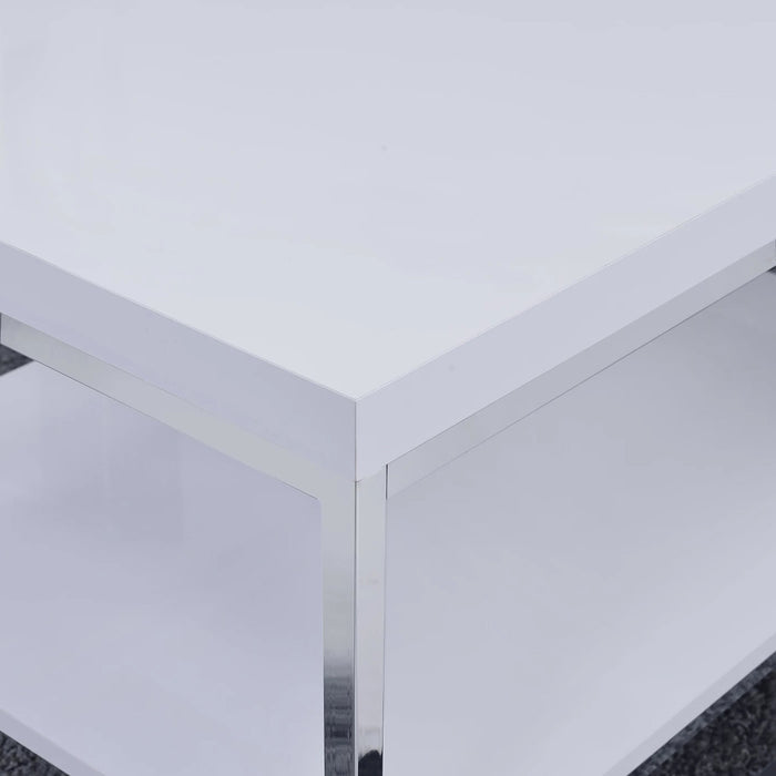 MODANI White 24" Wide End Table