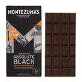 Montezuma's Absolute Black Dark Chocolate with Orange & Cocoa Nibs 90g Bar product image